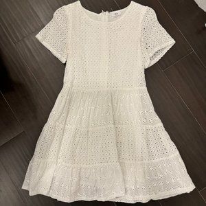 LUCCA WHITE BABY DOLL DRESS